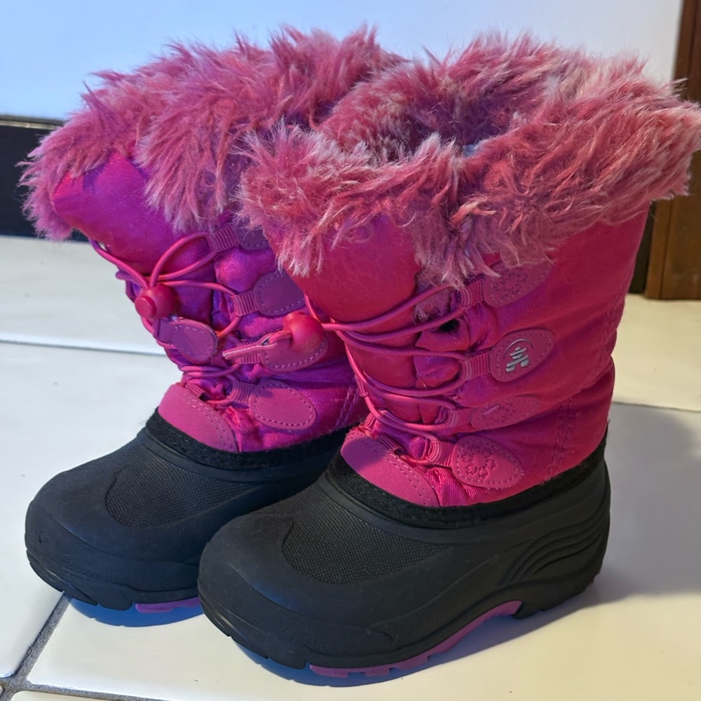 Pink Kamik Winter Snow Boots